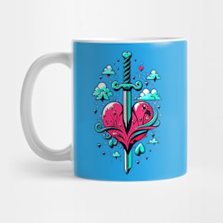 Sword Piercing through heart -Cold Hearted Mug